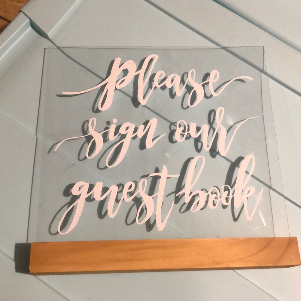 Guest Book sign
